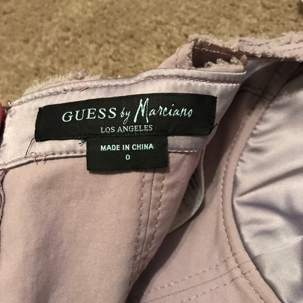 Lilac Guess Marciano Cocktail Dress.
